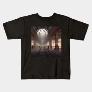 Middle Ages Train Station Kids T-Shirt